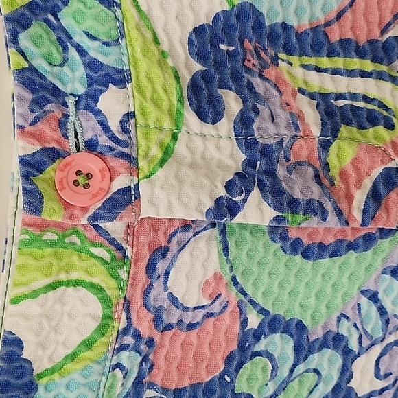Lilly Pulitzer Coastal  Women's The Butter Cup Short Scallop Size 8 - Picture 9 of 16